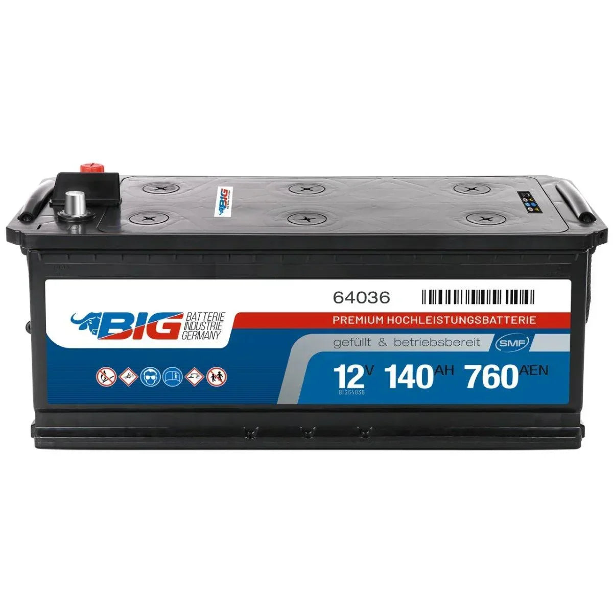 BIG Premium 64036 12V 140Ah 760A/EN LKW Batterie