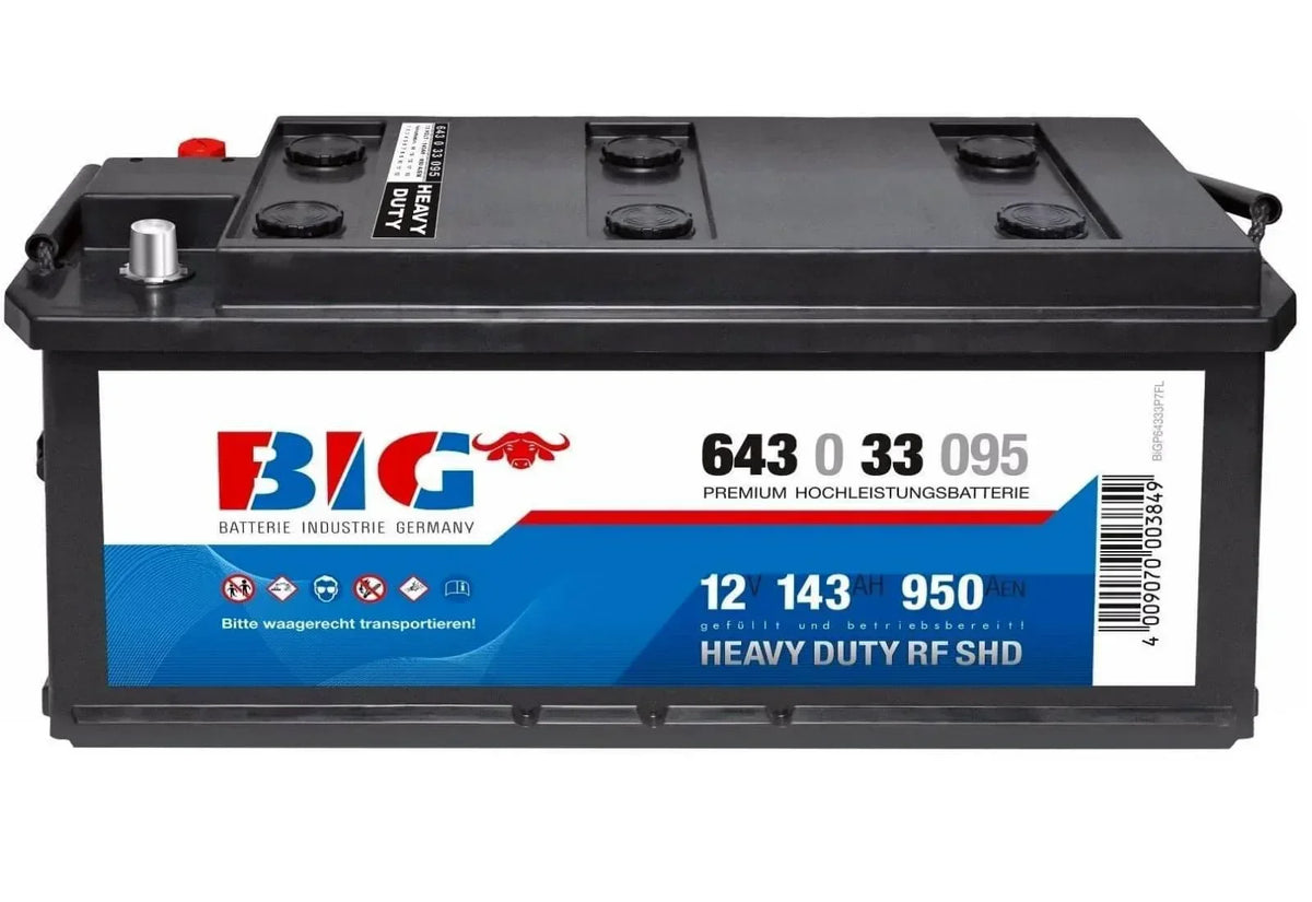 BIG Premium 64333 12V 143Ah 950A/EN LKW Batterie