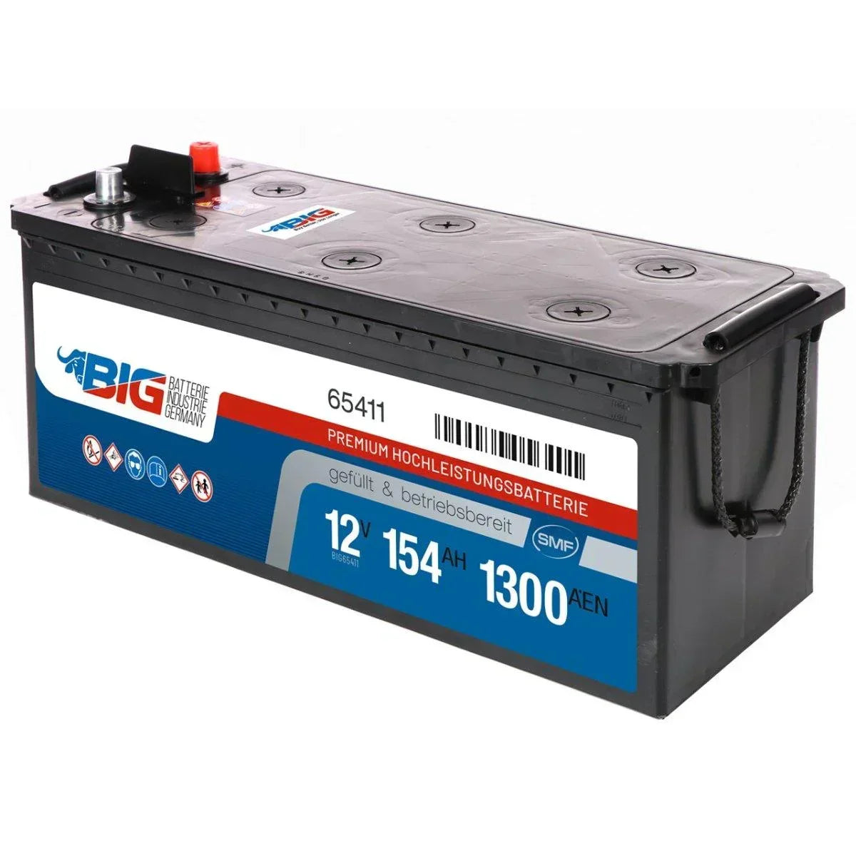 BIG Premium 65411 12V 154Ah 1300A/EN LKW Batterie