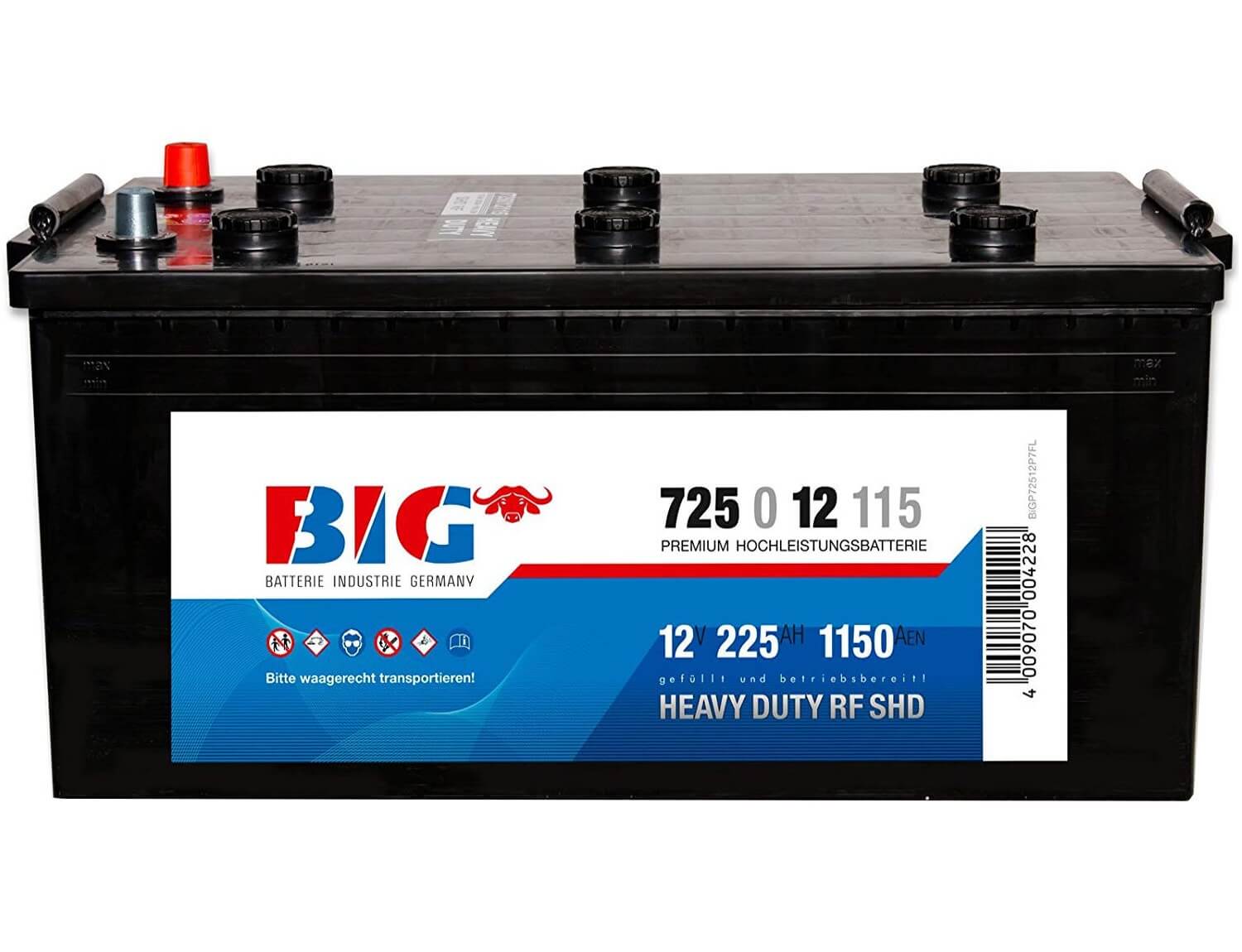 BIG LKW-Batterie 12V 180Ah 1000A Starterbatterie 68032
