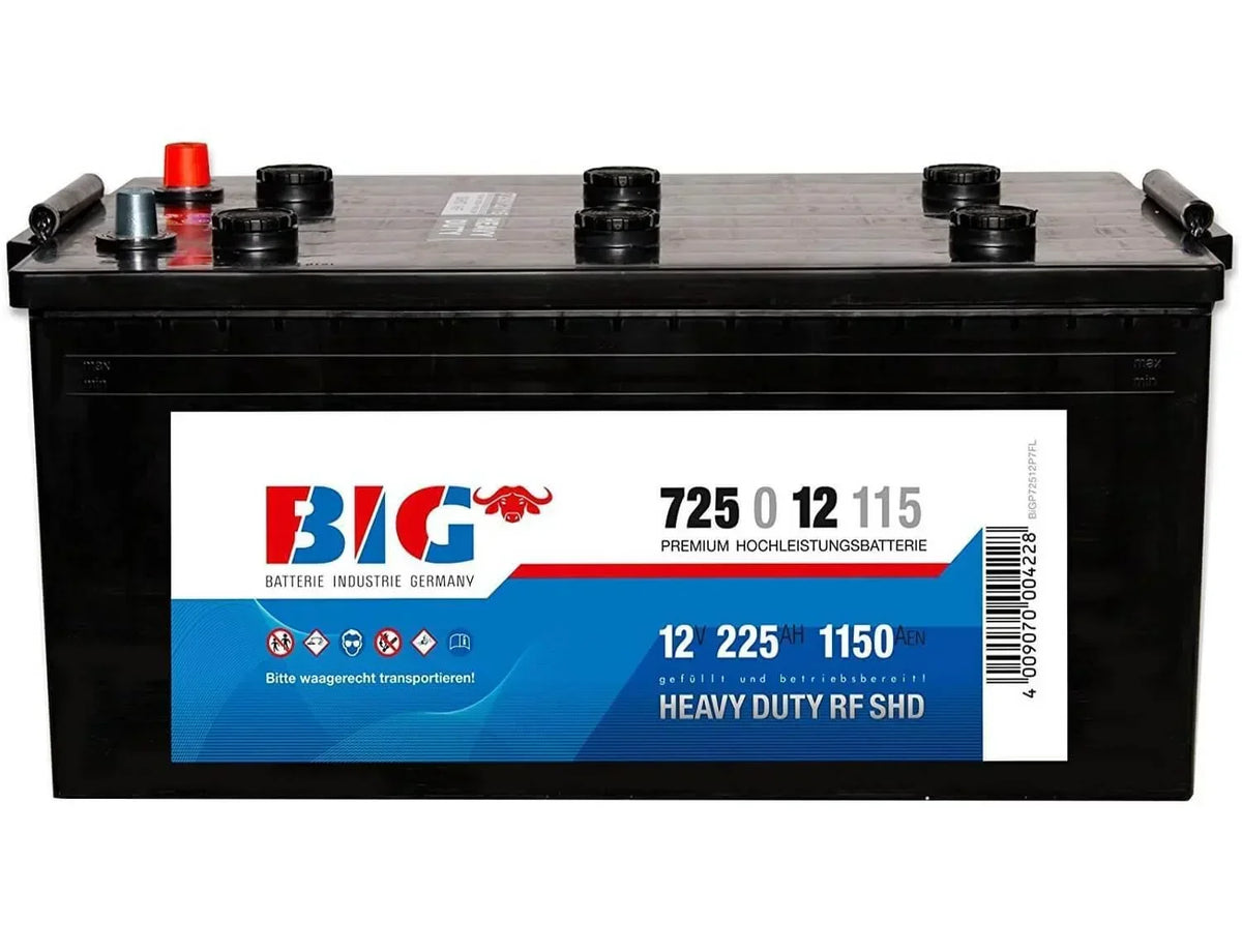 BIG Premium 72512 12V 225Ah 1150A/EN LKW Batterie