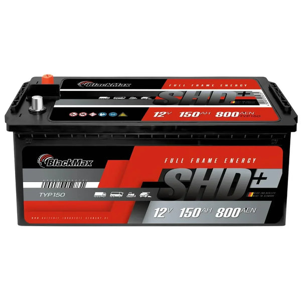 BlackMax SHD 150 12V 150Ah 800A/EN LKW Batterie