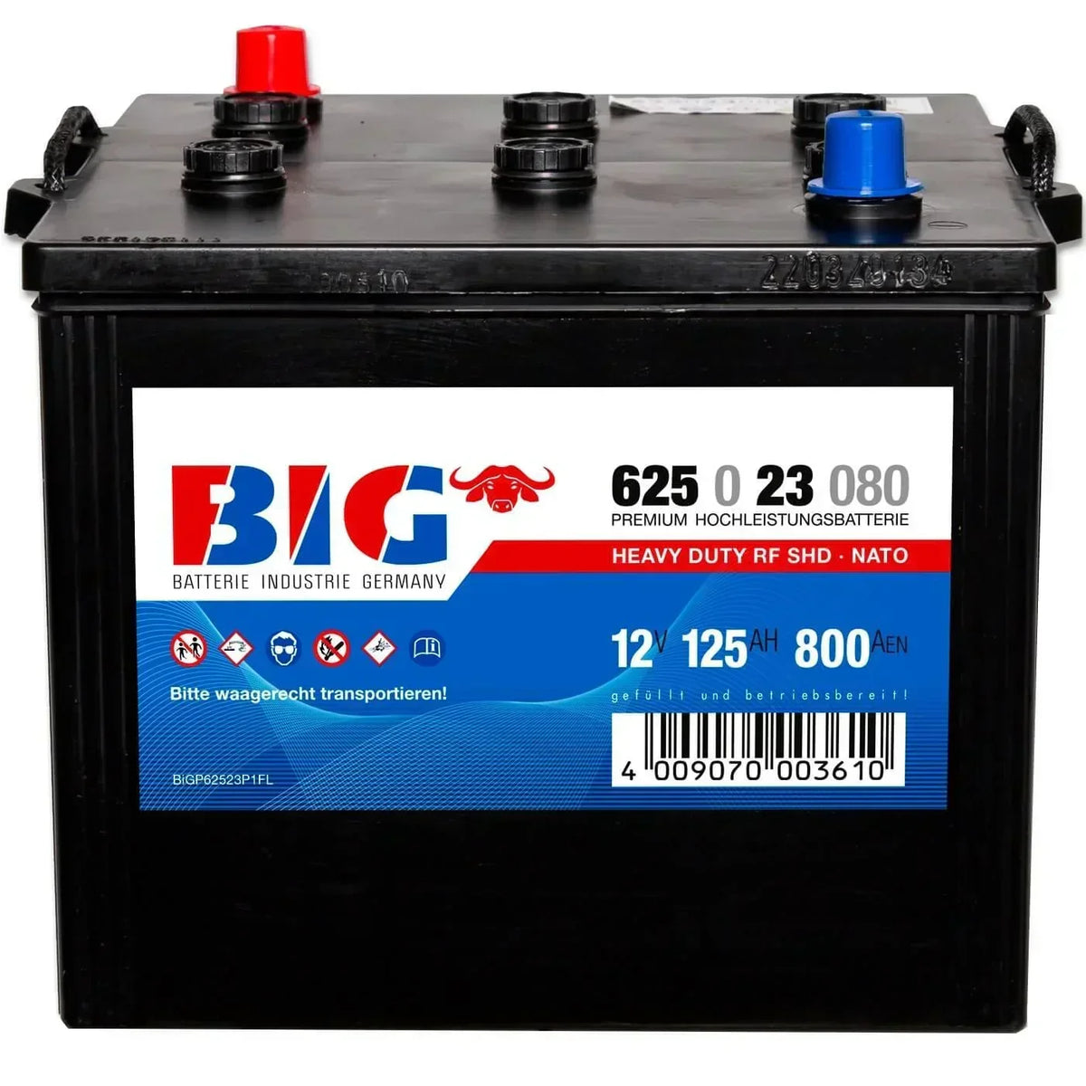 BIG Premium 62523 12V 125Ah 800A/EN LKW Batterie