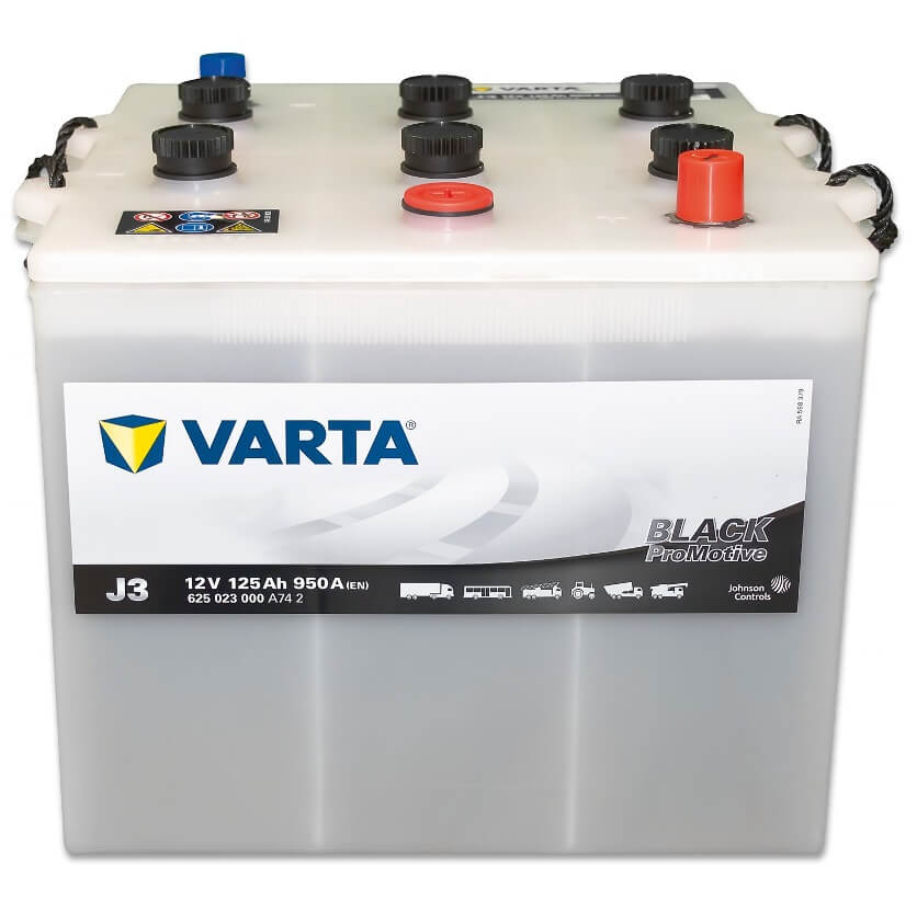 Varta J3 Promotive Black 12V 125Ah 950A/EN