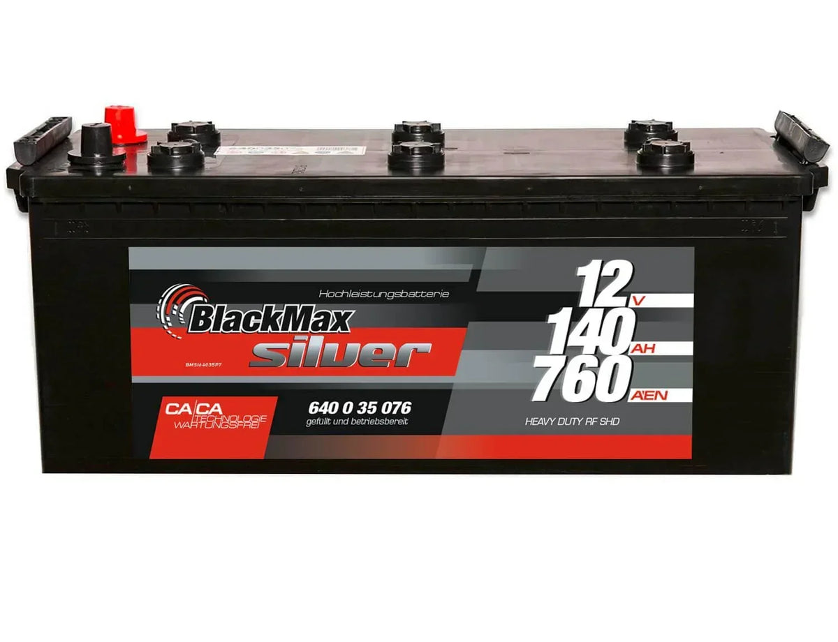 Nutzfahrzeugbatterie BlackMax Silver 64035 12V 140Ah Front