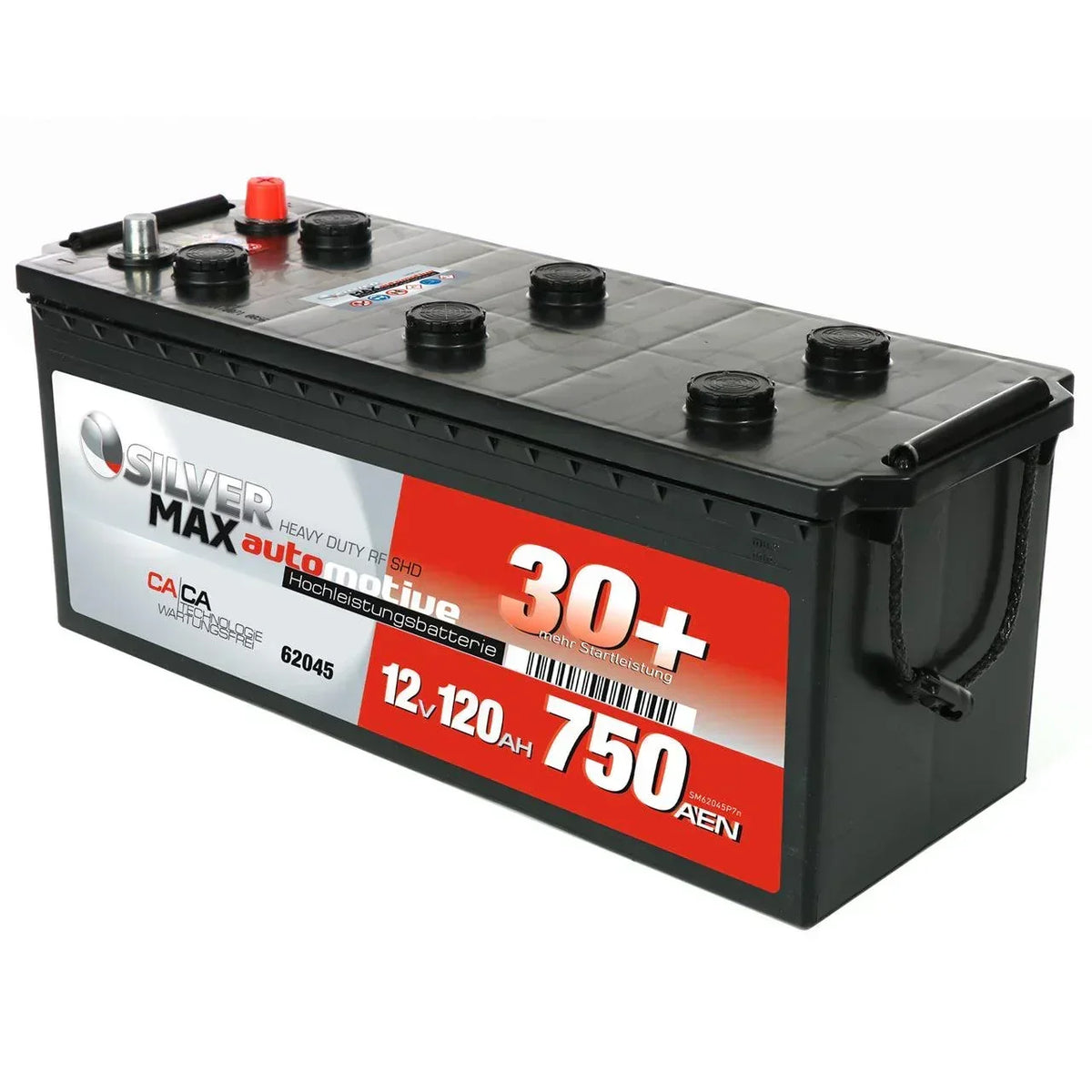SilverMax 62045 12V 120Ah 750A/EN Nutzfahrzeugbatterie