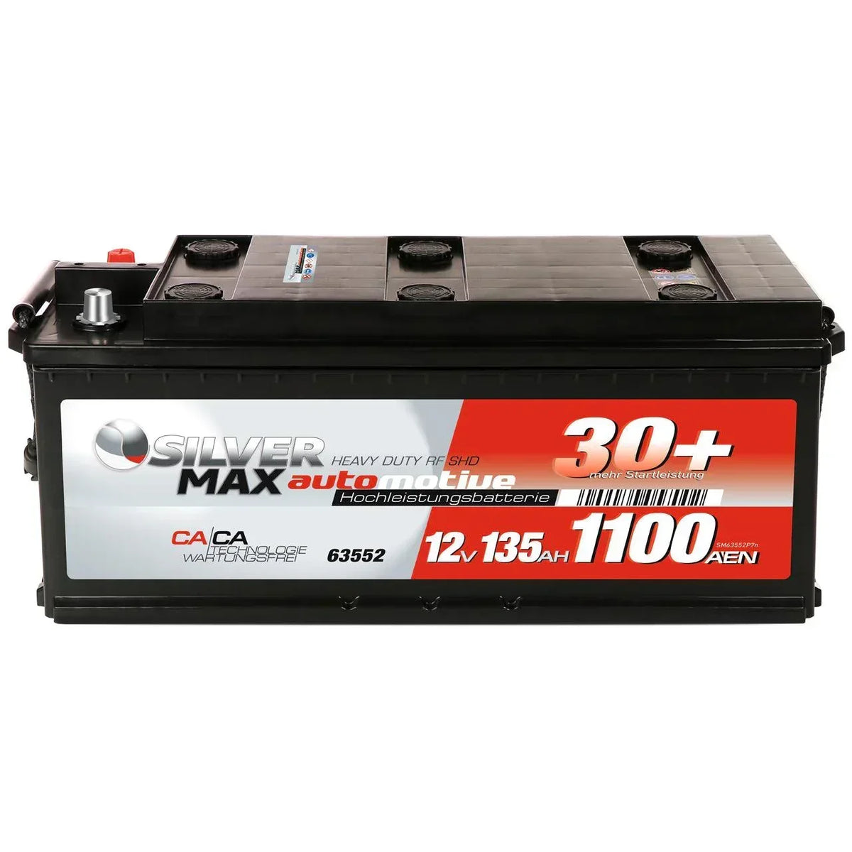 SilverMax 63552 12V 135Ah 1100A/EN Nutzfahrzeugbatterie