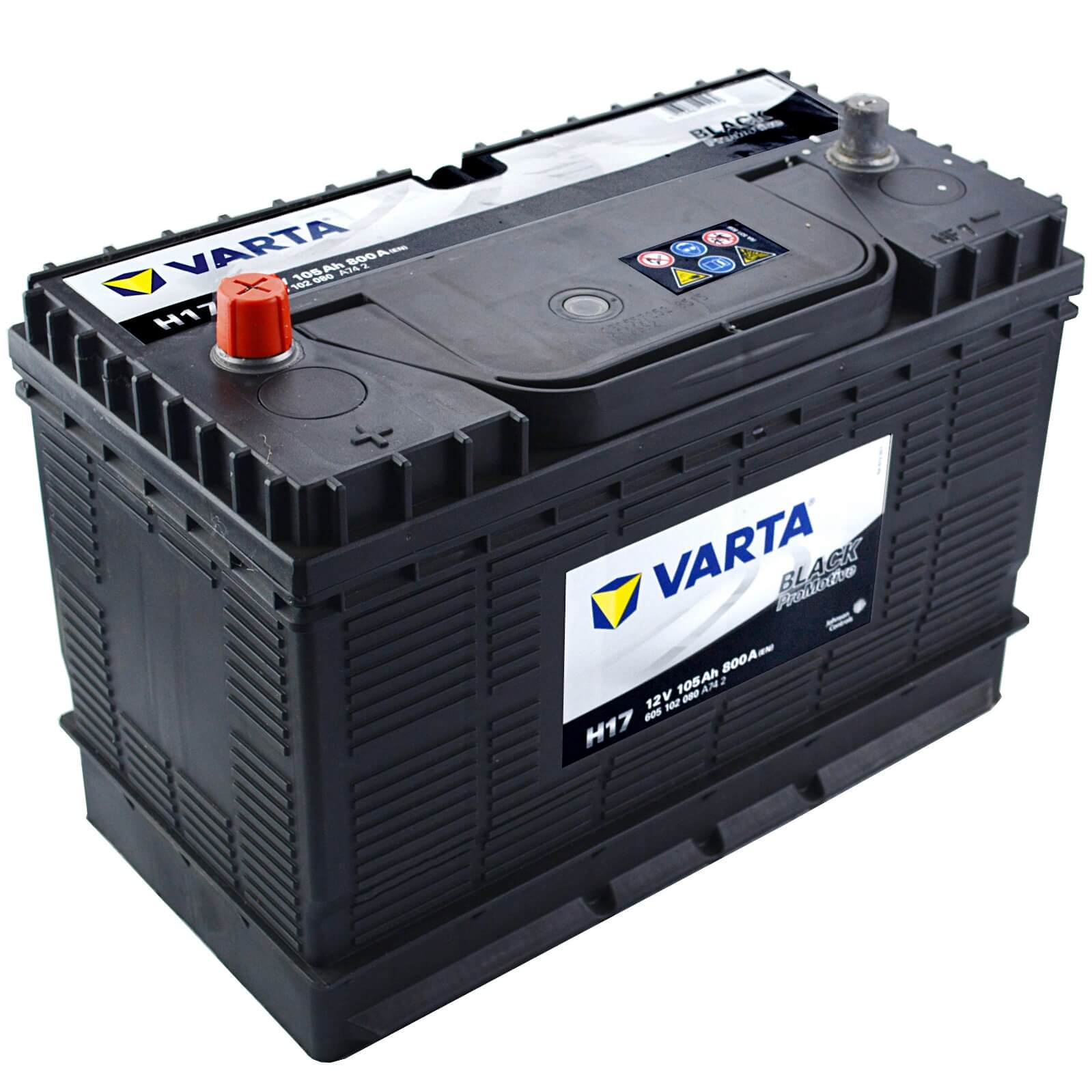 Batterie VARTA Promotive Black N2 12V - 200Ah - P+ en haut à gauche