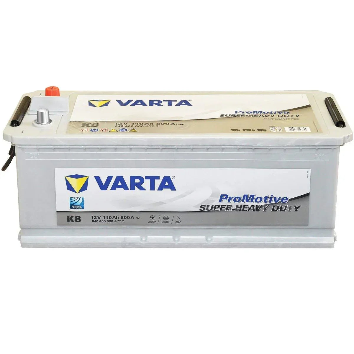 Nutzfahrzeugbatterie Varta Promotive Super Heavy Duty K8 12V 140Ah 640400080A722 Front