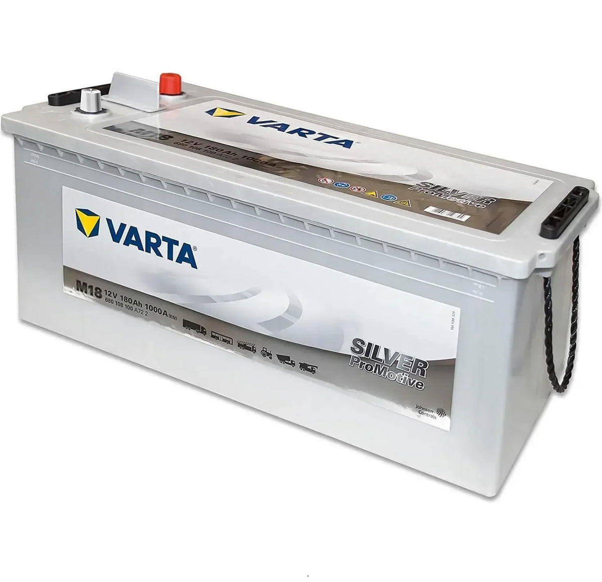 Nutzfahrzeugbatterie Varta Silver Promotive M18 12V 180Ah 680108100A722 Seite rechts