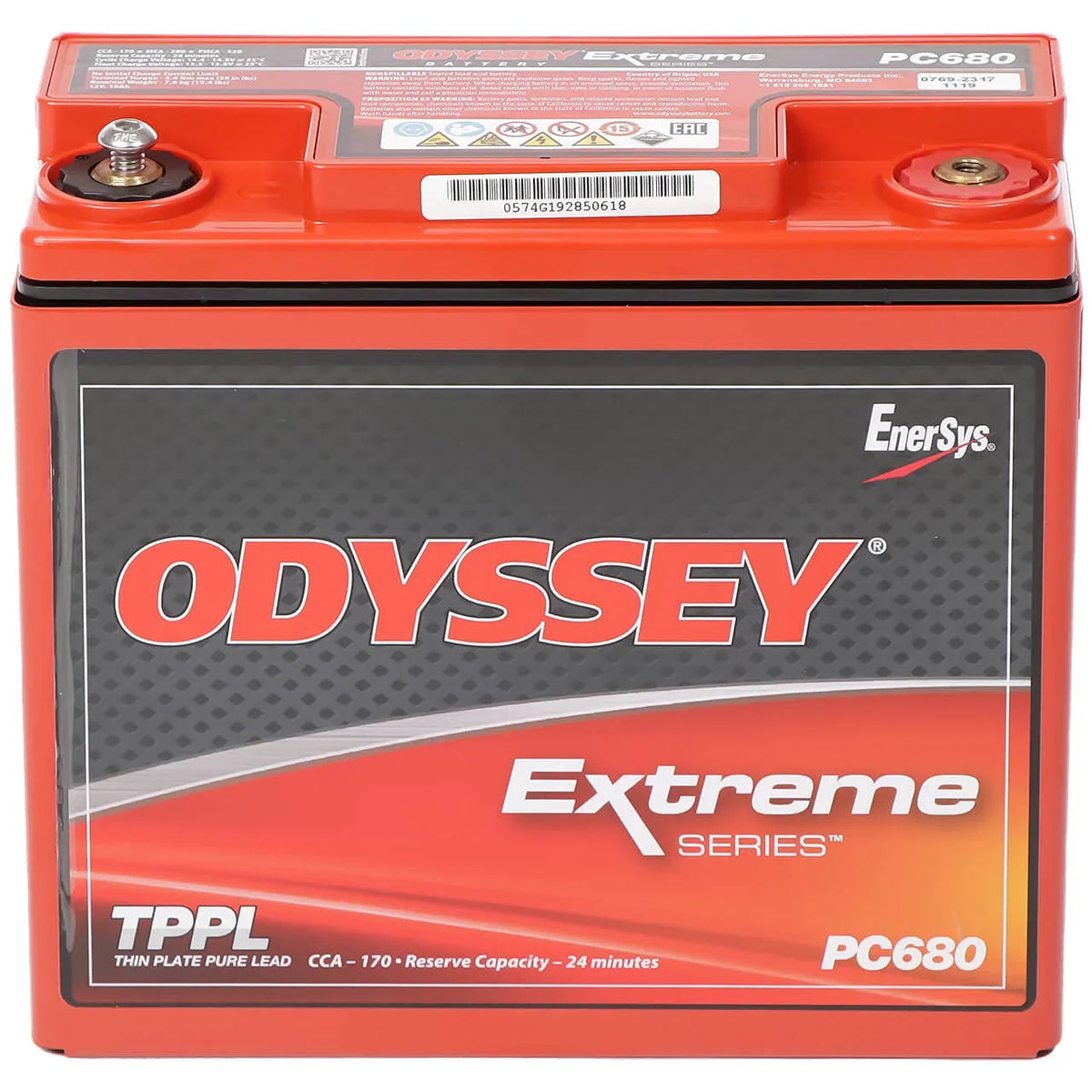 Odyssey Power- und Motorsport ODS-AGM16L ersetzt PC680 12V 16Ah 170A/EN Motorradbatterie