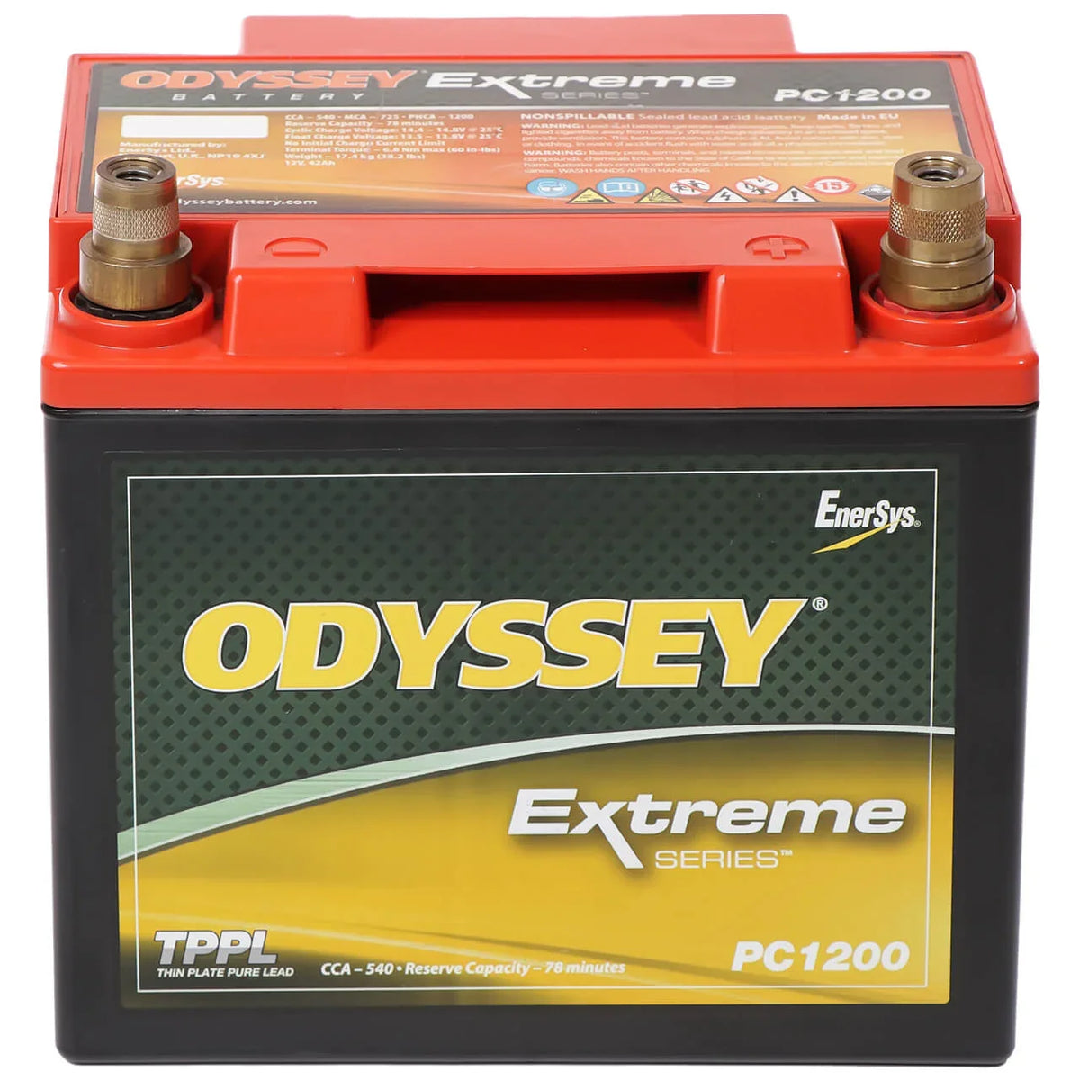 Odyssey Extreme ODS-AGM42L ersetzt PC1200  12V 42Ah 540A/EN