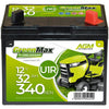 Rasentraktor Batterie GreenMax U1R 12V 32Ah Front