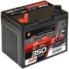 Rasentraktor Batterie BlackMax U1 12V 35Ah Seite links