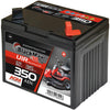Rasentraktor Batterie BlackMax U1R 12V 35Ah Seite rechts