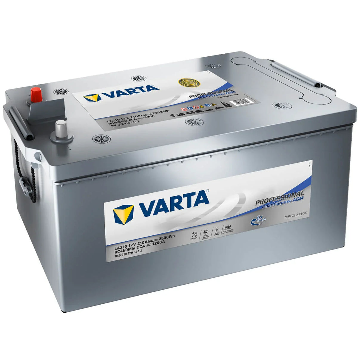 Varta LA210 Professional AGM 12V 210Ah 1200A/EN Starter- und Versorgerbatterie