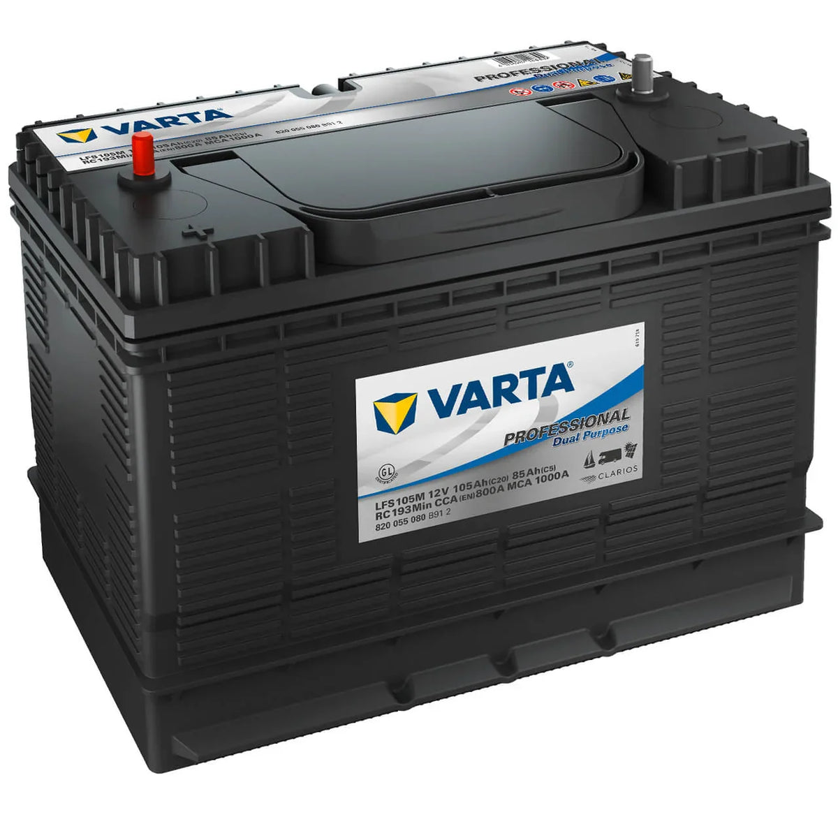 Varta LFS105M Professional Starter 12V 105Ah 800A/EN Starterbatterie