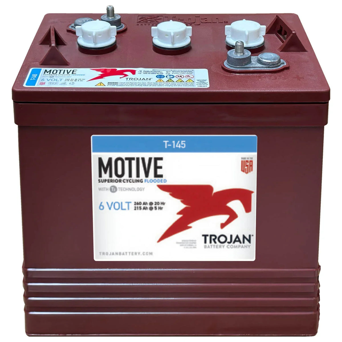 Trojan T-145 6V 260Ah Traktionsbatterie