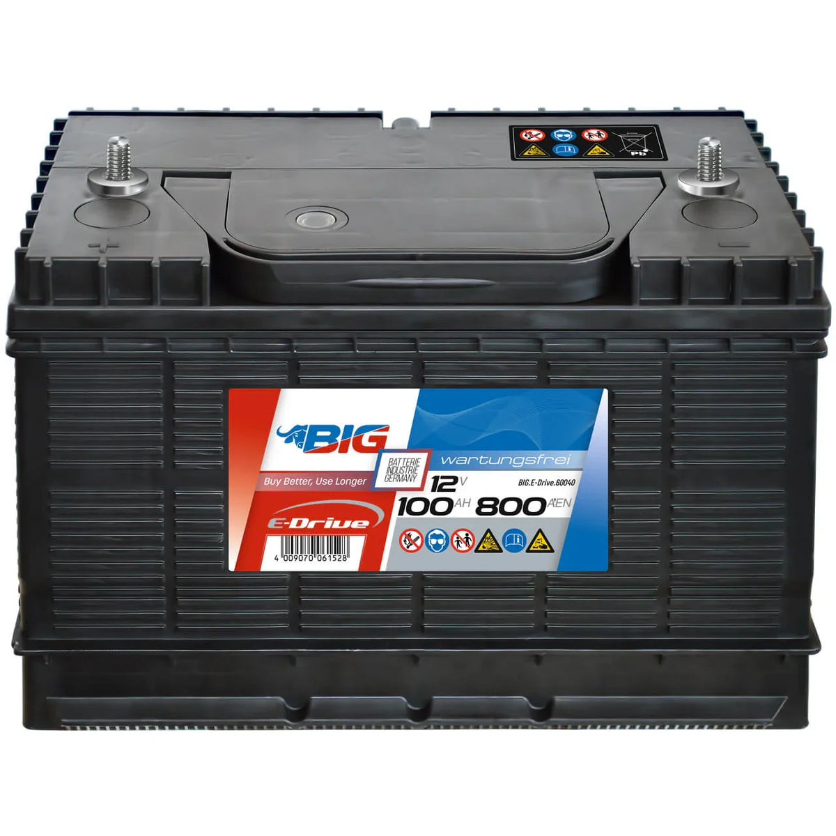 BIG E-Drive 60040 12V 100Ah 800A/EN Traktionsbatterie