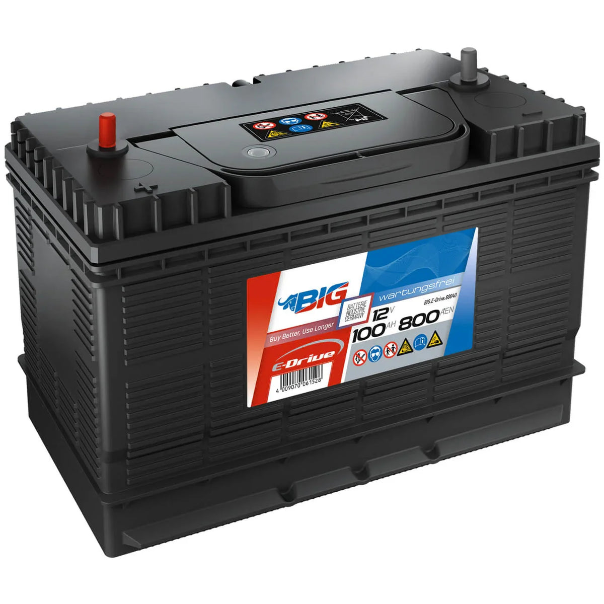 BIG E-Drive 60040 12V 100Ah 800A/EN Traktionsbatterie