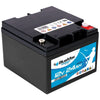 Versorgerbatterie BLUEMAX Fishermans Energy AGM 12V 24Ah Seite links