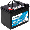 Versorgerbatterie BLUEMAX Fishermans Energy AGM 12V 35Ah Seite links