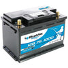 Versorgerbatterie BLUEMAX Fishermans Energy LiFePo4 Lithium 12V 75Ah Seite links
