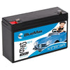 Kinder Elektrofahrzeug Batterie BLUEMAX KidsCar AGM 6V 12Ah Seite links