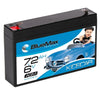 Kinder Elektrofahrzeug Batterie BLUEMAX KidsCar AGM 6V 7.2Ah Seite links