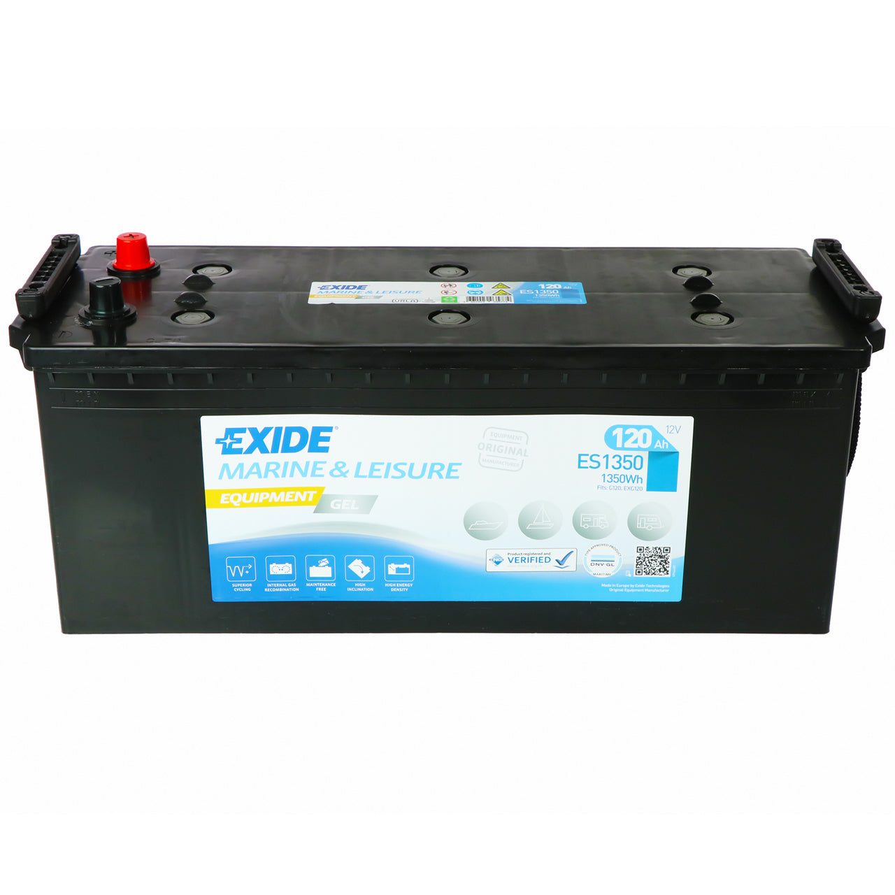 EXIDE EQ600 Batterie 12V 70Ah 760A B13 Batterie AGM EQ600