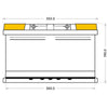 Adler Sunrise 12V 120Ah C100 Versorgerbatterie