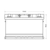 Adler Sunrise AGM 12V 110Ah C100 Versorgerbatterie
