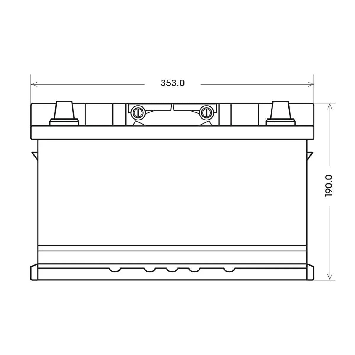 Adler Sunrise AGM 12V 120Ah C100 Versorgerbatterie