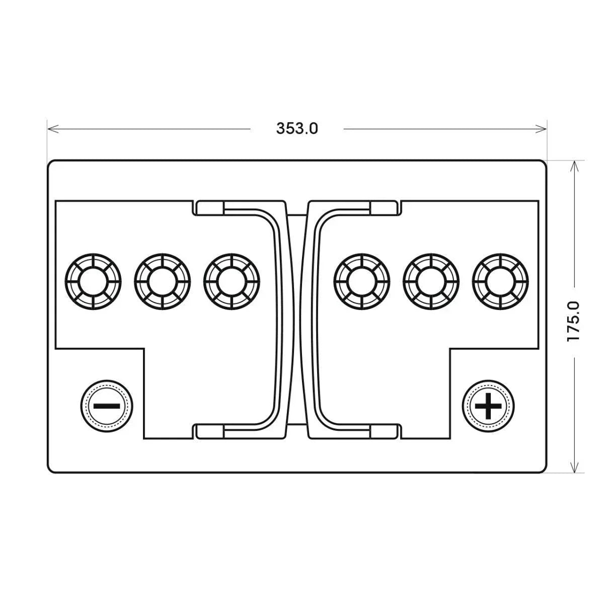 Adler Sunrise AGM 12V 120Ah C100 Versorgerbatterie