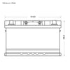 Adler Sunrise EFB 12V 110Ah C100 Versorgerbatterie