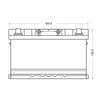 Adler Sunrise EFB 12V 120Ah C100 Versorgerbatterie
