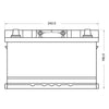 Adler Sunrise EFB 12V 90Ah C100 Versorgerbatterie