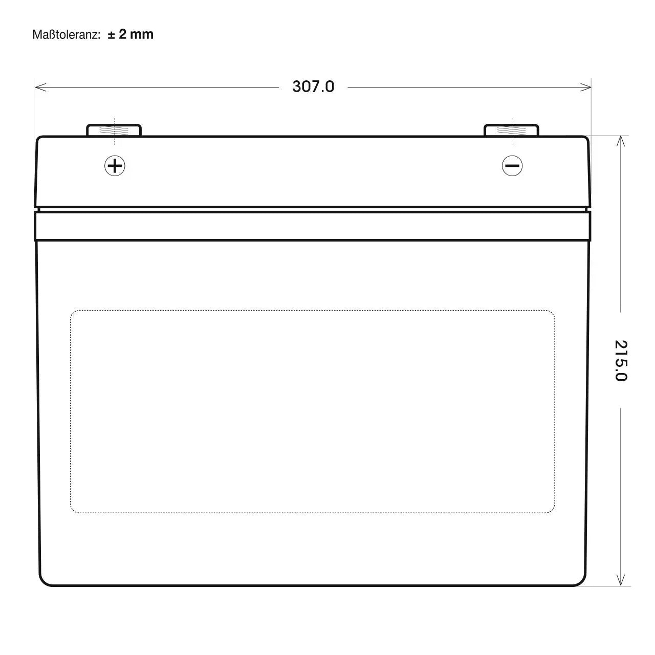 BIG E-Power AGM 12V 100Ah Versorgerbatterie