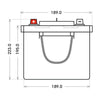 BIG Professional Solar DC 12V 180Ah C100 Versorgerbatterie