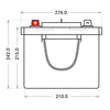 BIG Professional Solar DC 12V 260Ah C100 Versorgerbatterie