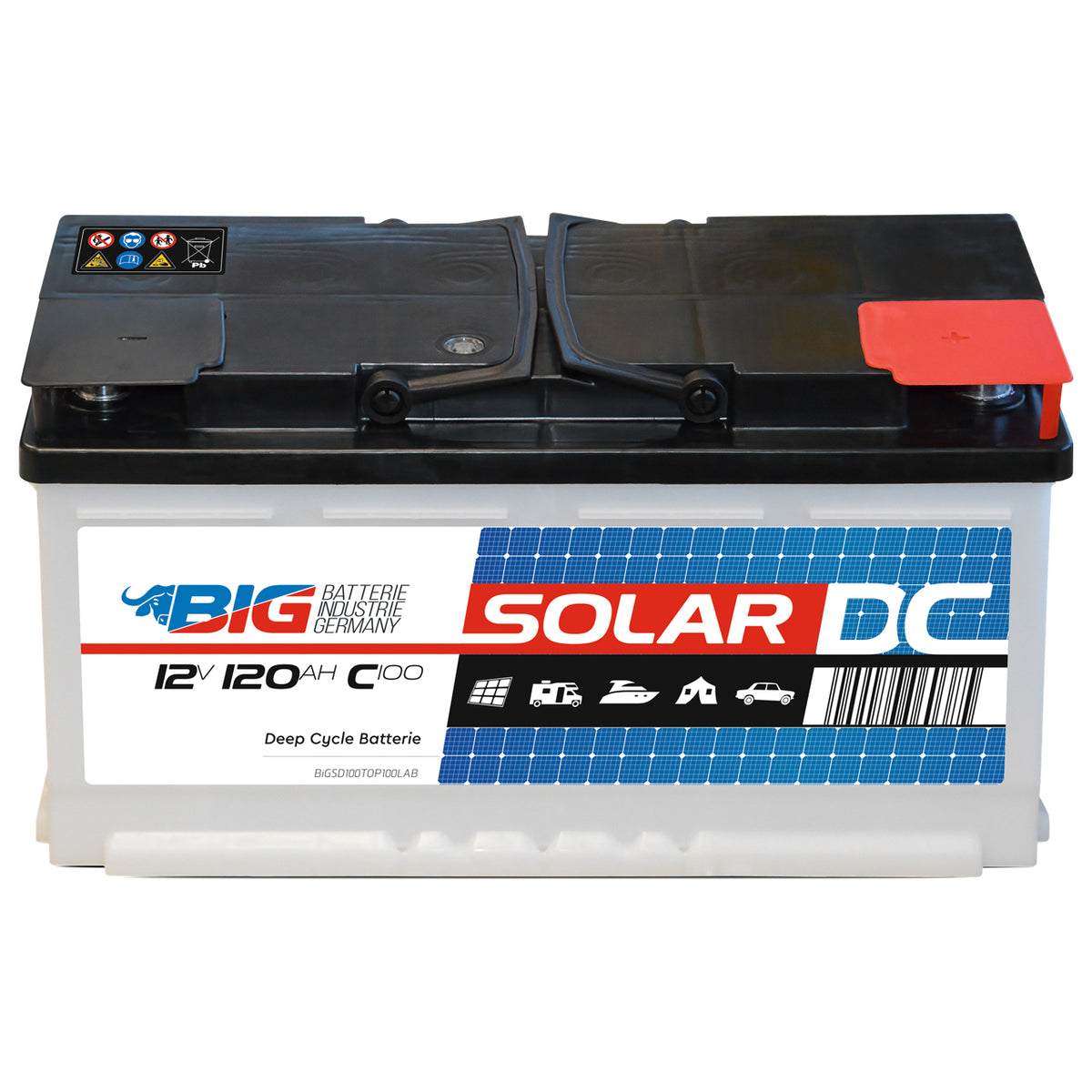 BIG Professional Solar DC 95752 12V 120Ah C100