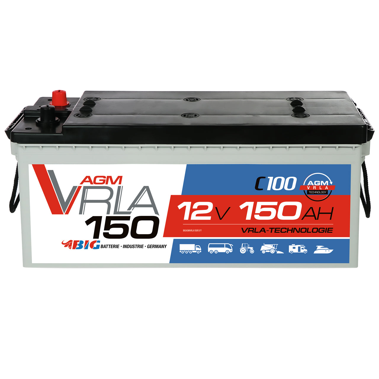 Bateria AGM Ecosolar 150Ah C100 12V