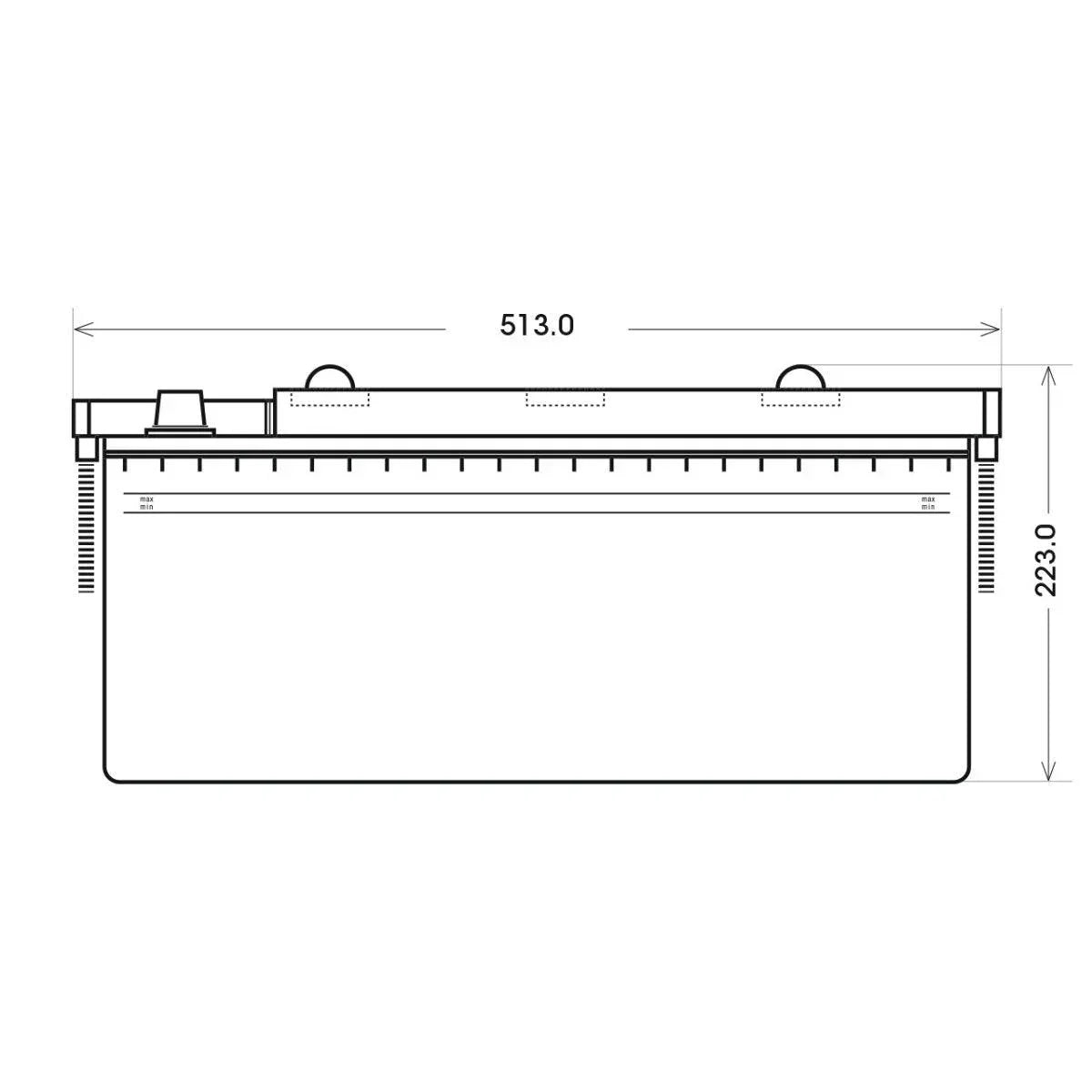 BIG Professional AGM 12V 150Ah C100 Versorgerbatterie