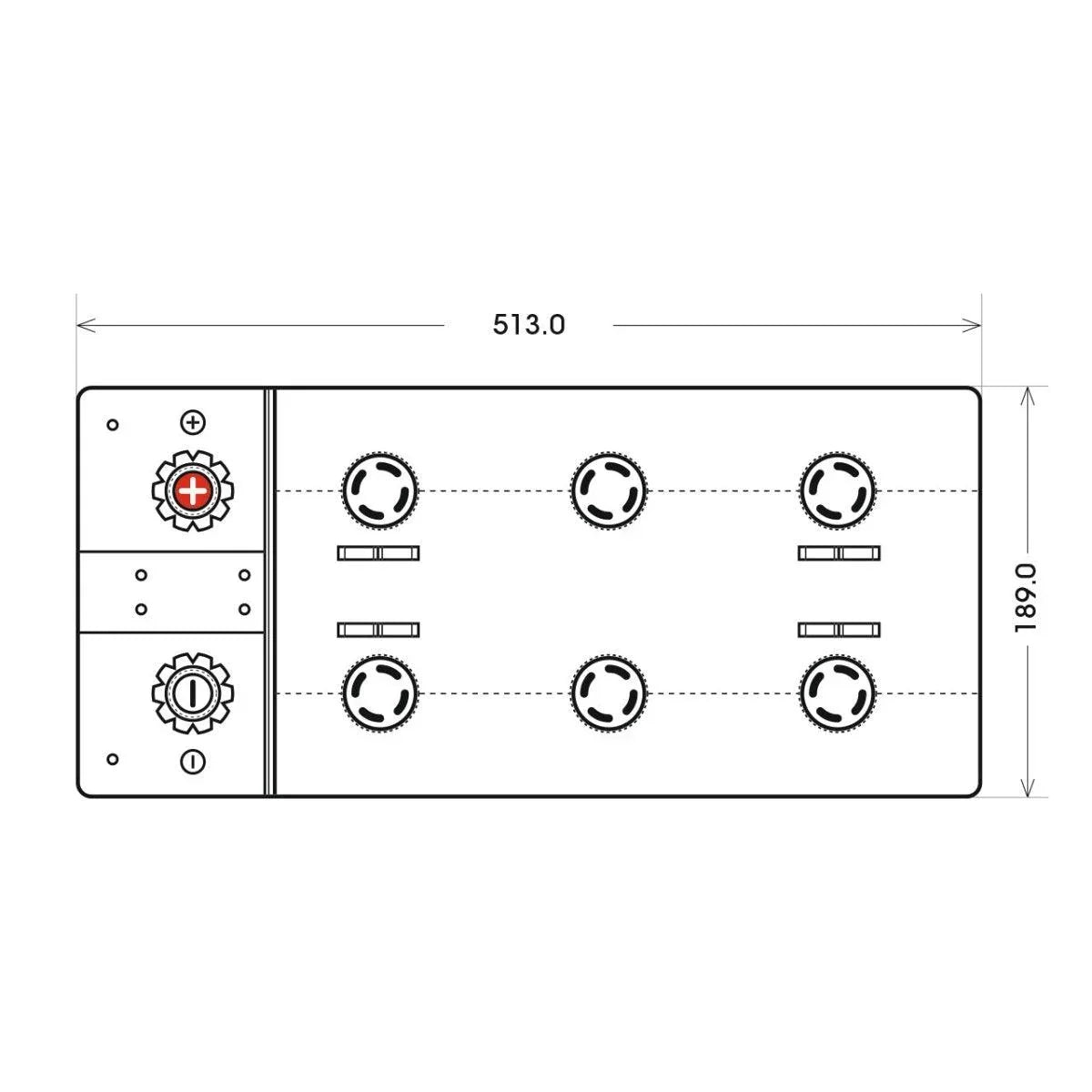 BIG Professional AGM 12V 150Ah C100 Versorgerbatterie