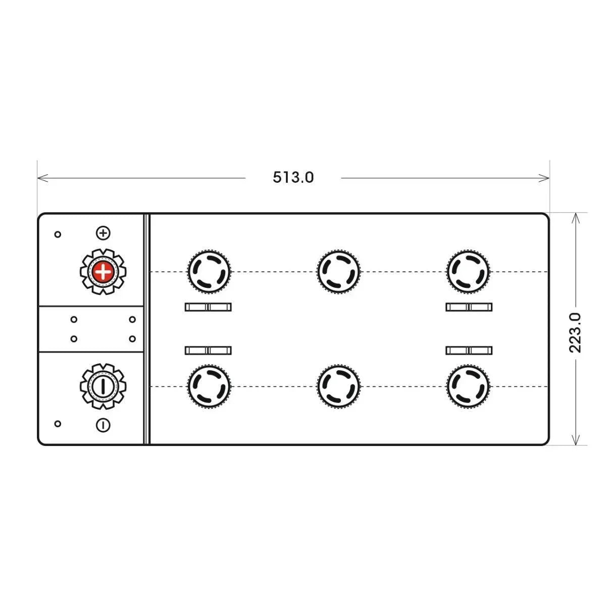 BIG Professional AGM 12V 200Ah C100 Versorgerbatterie