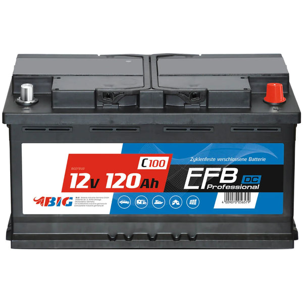 BIG Professional Solar DC EFB 12V 120Ah C100 Versorgerbatterie