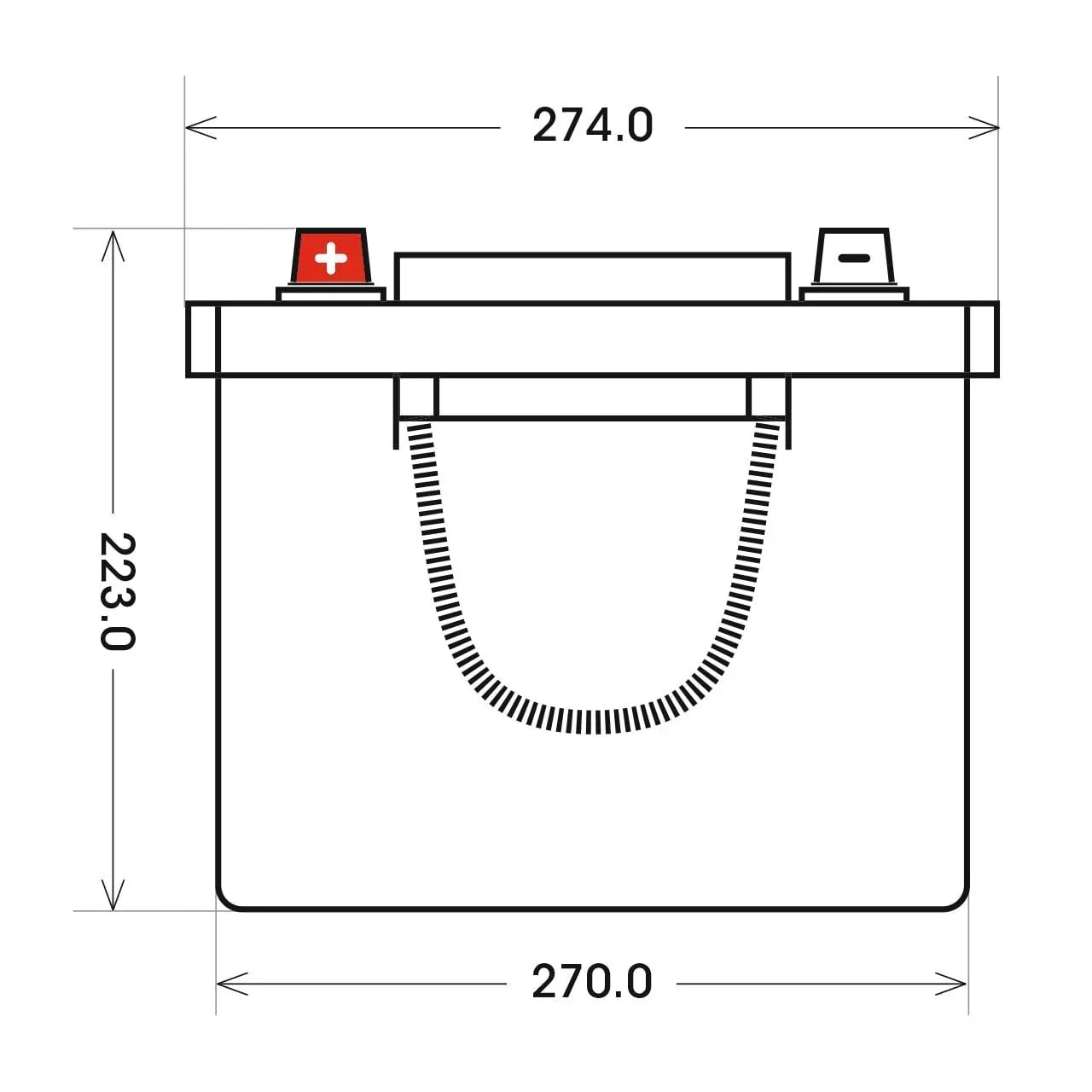BIG GELTECH PRO GEL 12V 280Ah C100 Versorgerbatterie