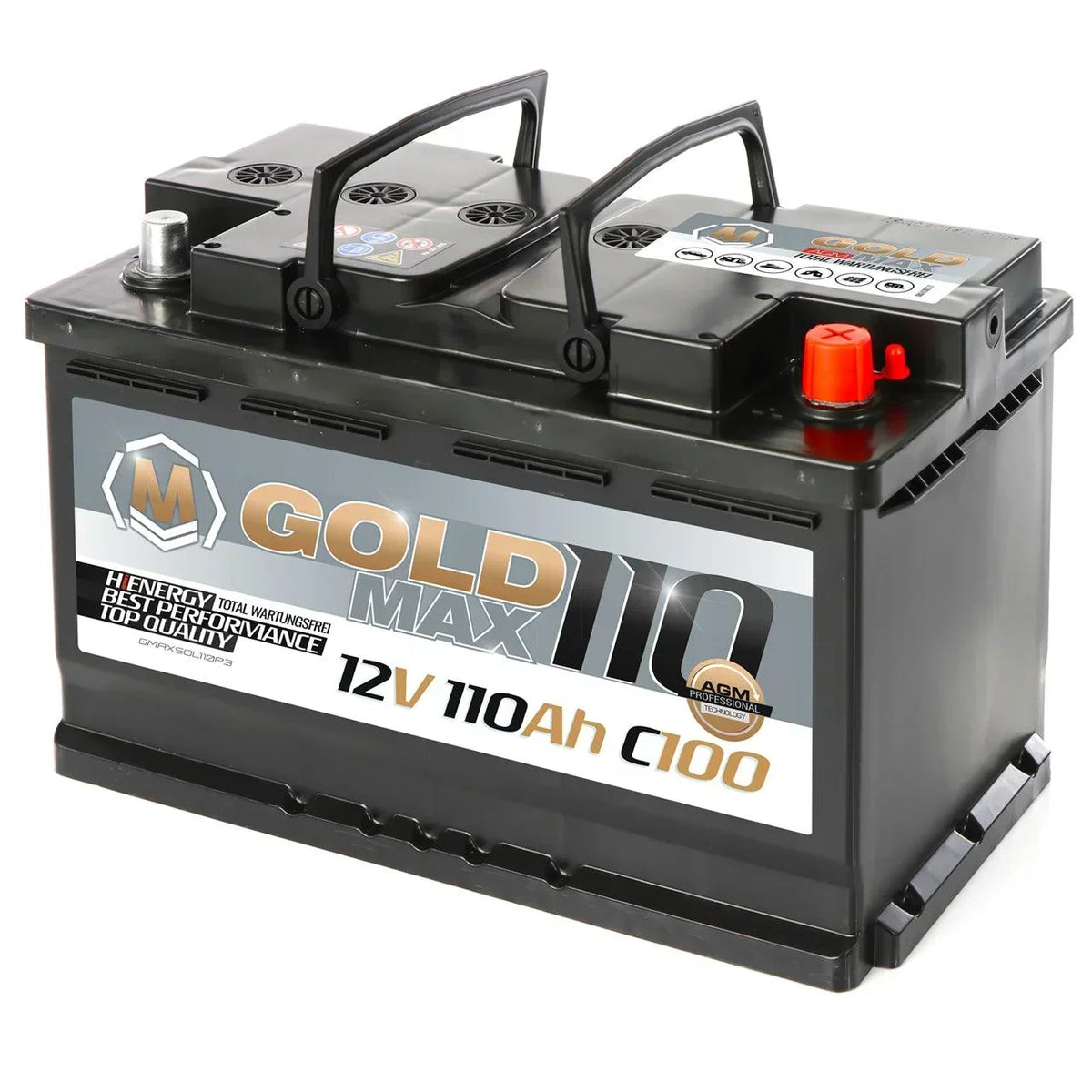 GoldMax AGM 12V 110Ah C100 Versorgerbatterie