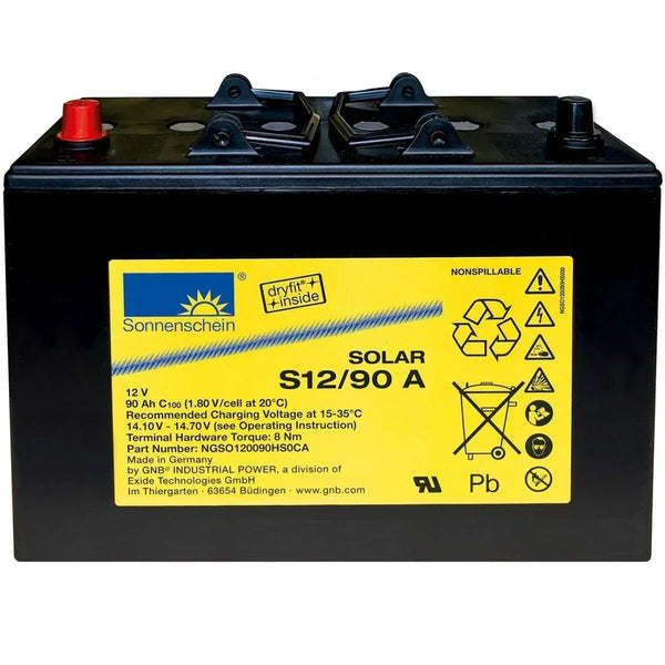 Sonnenschein S12-90A GEL 12V 90Ah Versorgerbatterie