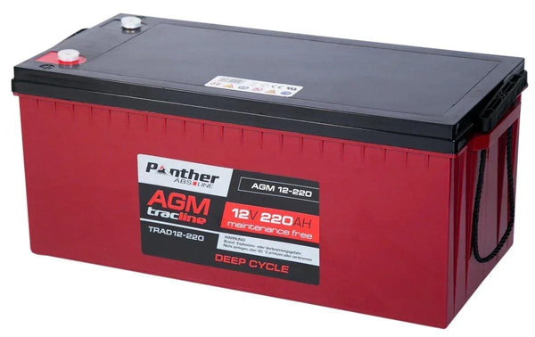 Panther tracline AGM 12V 220Ah Traktionsbatterie